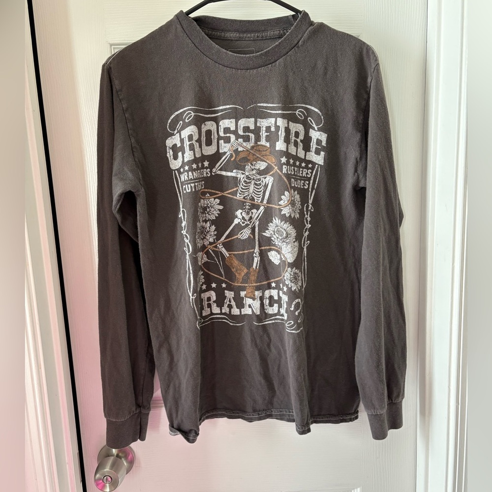 Crossfire Ranch Graphic Long Sleeve Shirt